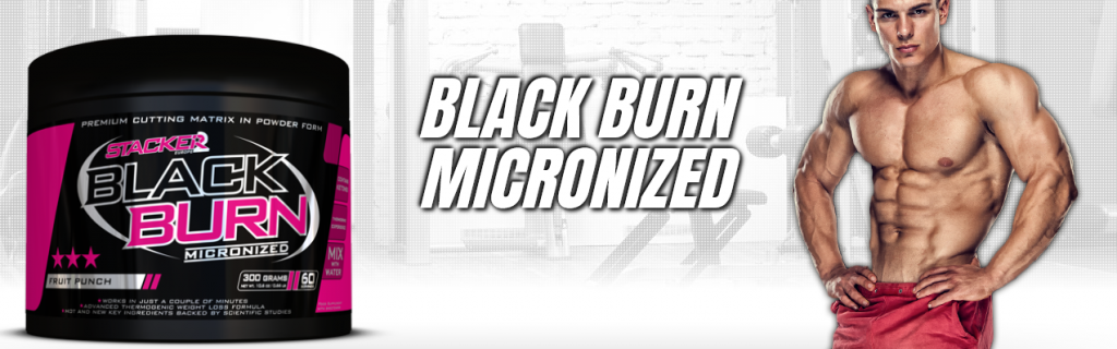STACKER BLACK BURN MICRONIZED