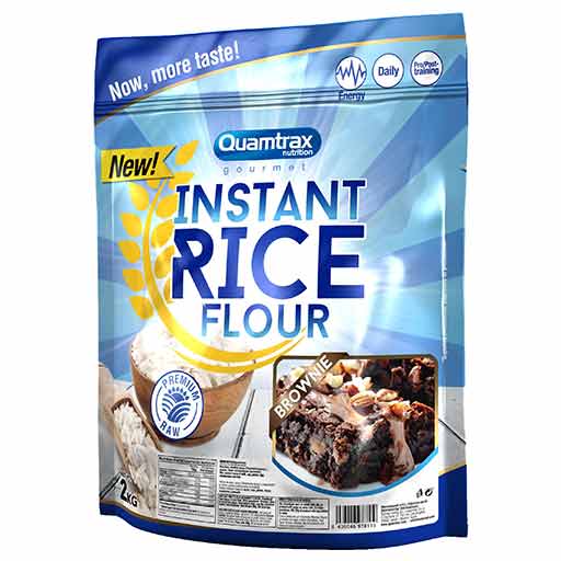 Quamtrax instant rice flourBrownie