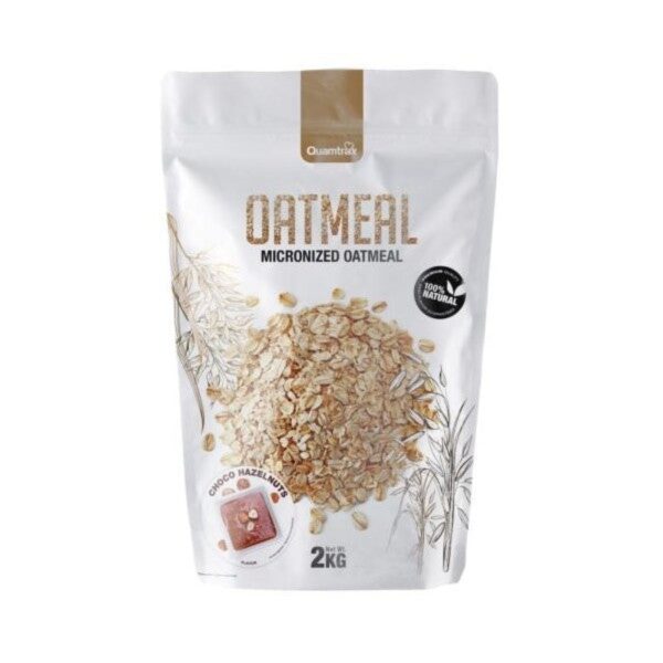 quamtrax instant oatmeal chocolate hazelnuts