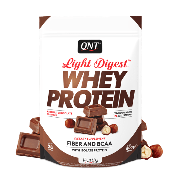 light digest whey protein hazelnut chocolate 500 g
