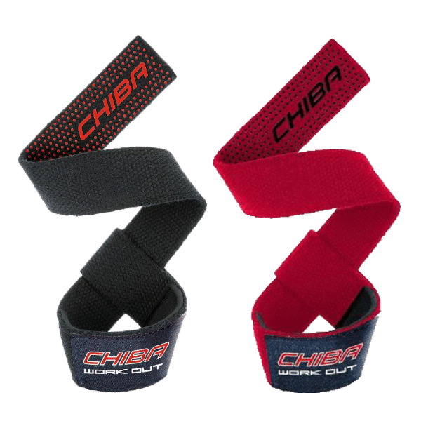 Black and Red lifting straps