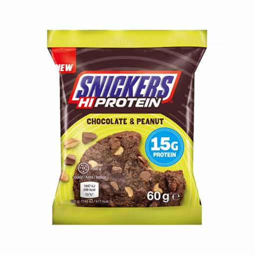 Snickers Chocolate Peanut HiProtein Cookie